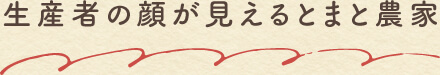 生産者の顔が見えるとまと農園