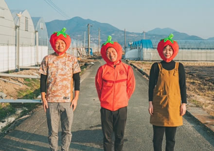 「食べる人を想像する」とまと作り